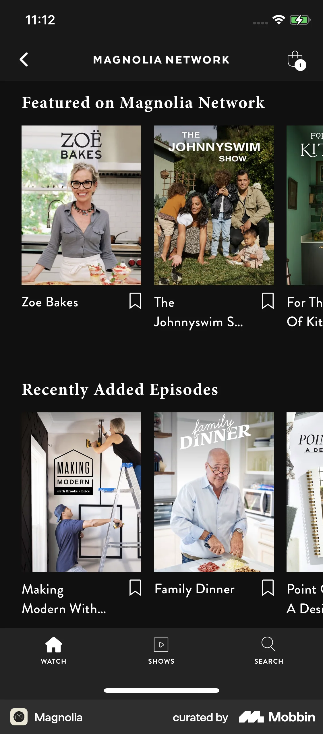 Magnolia iOS TV Show & Movie Detail screen