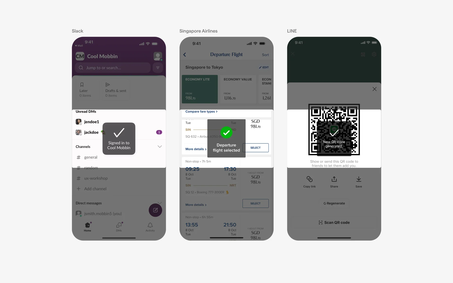 Full-bleed style toast UI