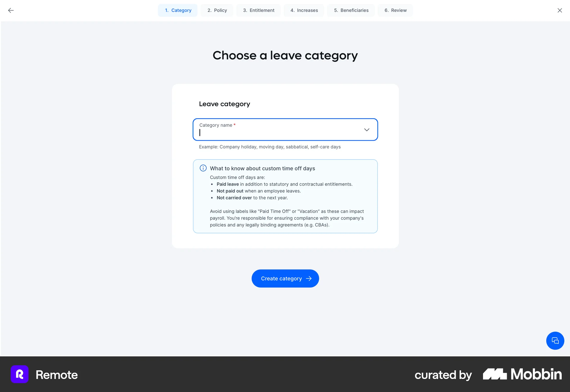 Remote Web Wizard UI screen