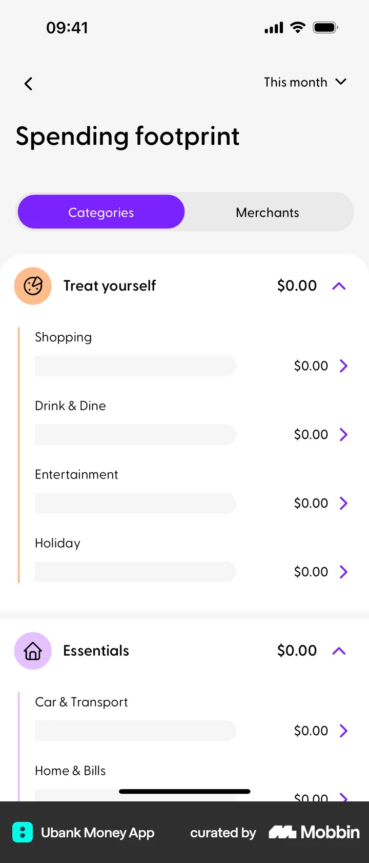 Segmented Control UI Design Inspiration for Mobile