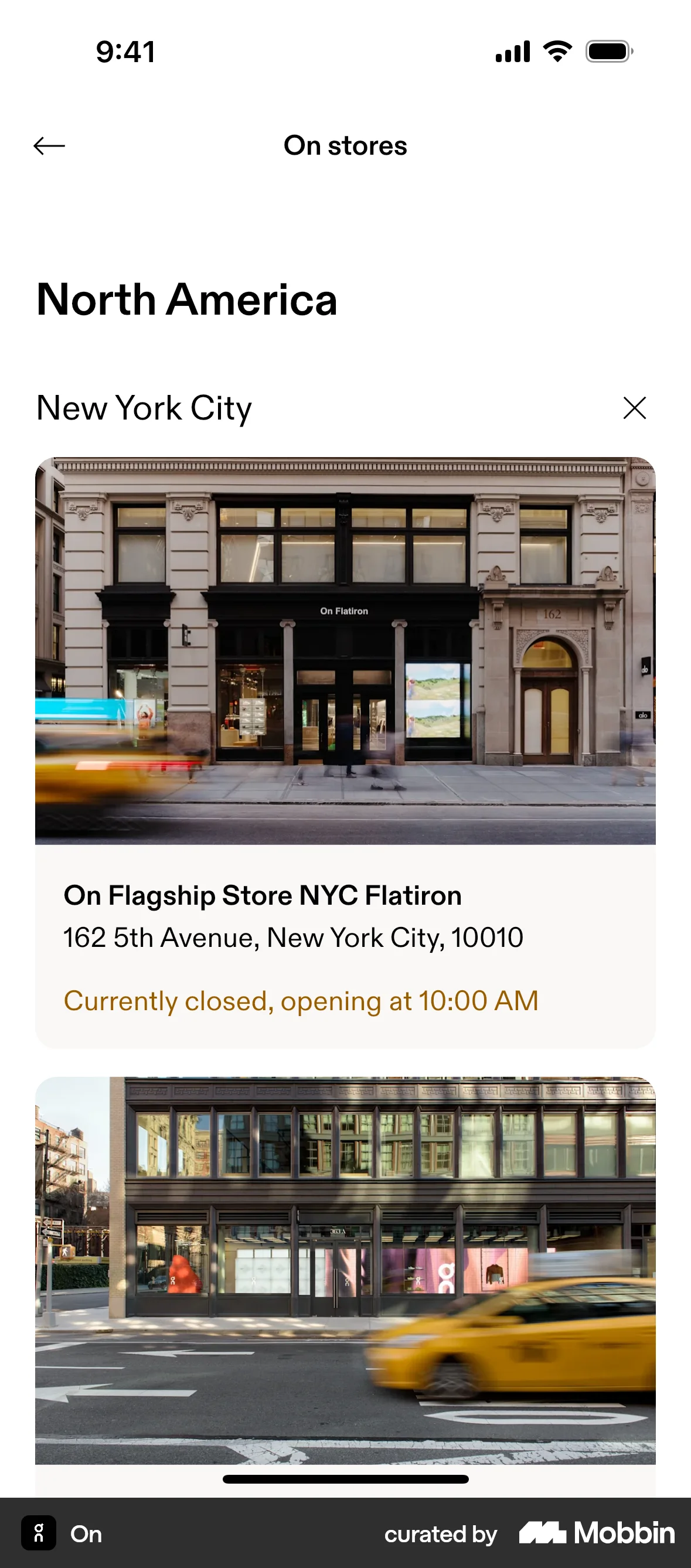 On iOS Location & Address screen