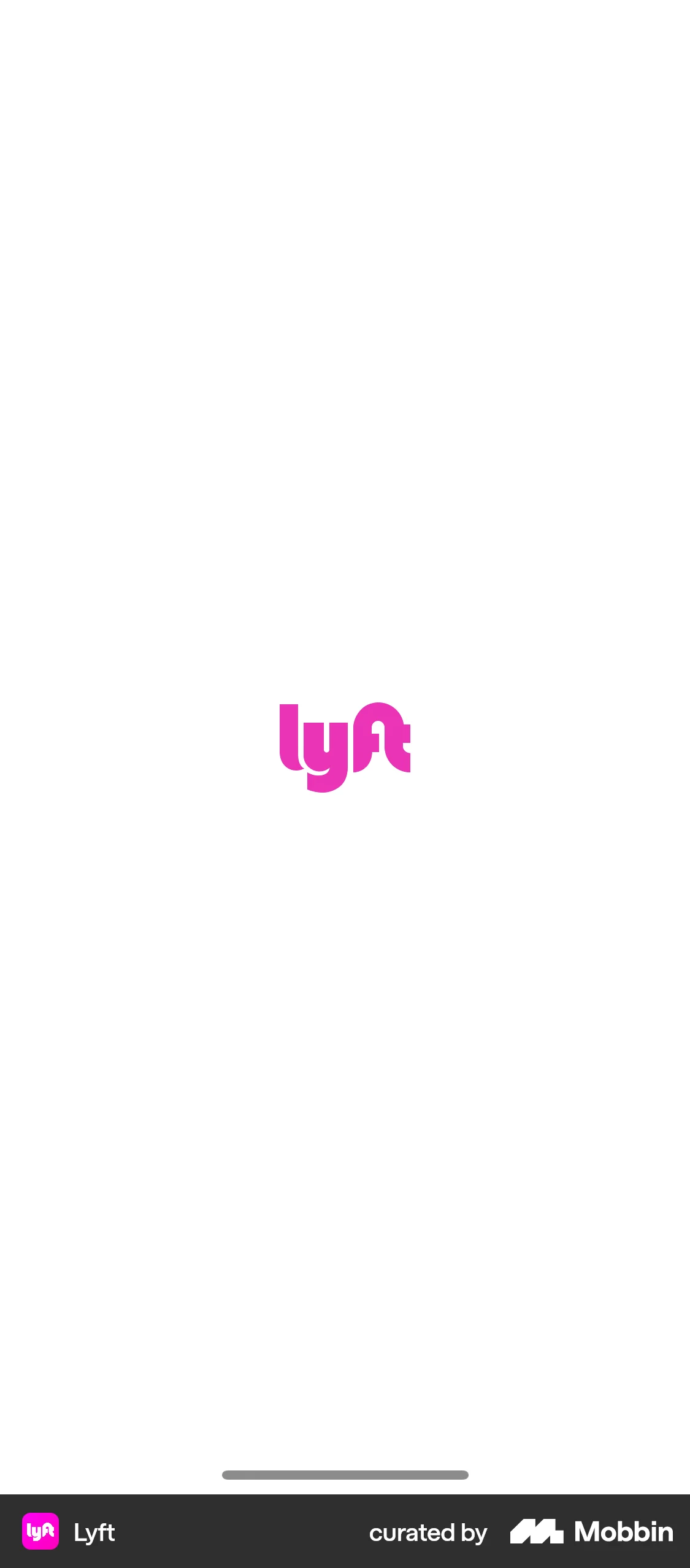 Lyft iOS Splash Screen screen