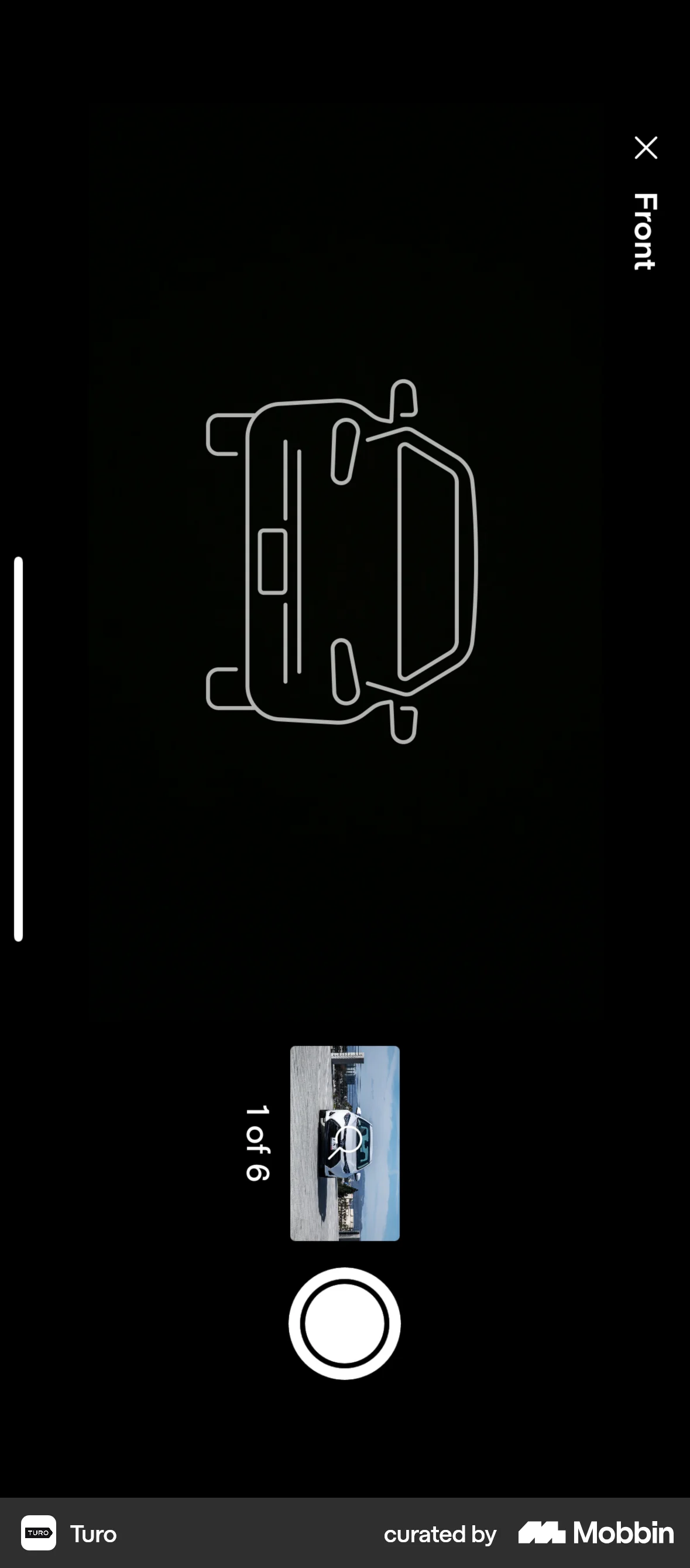 Turo iOS Camera & Scanner screen