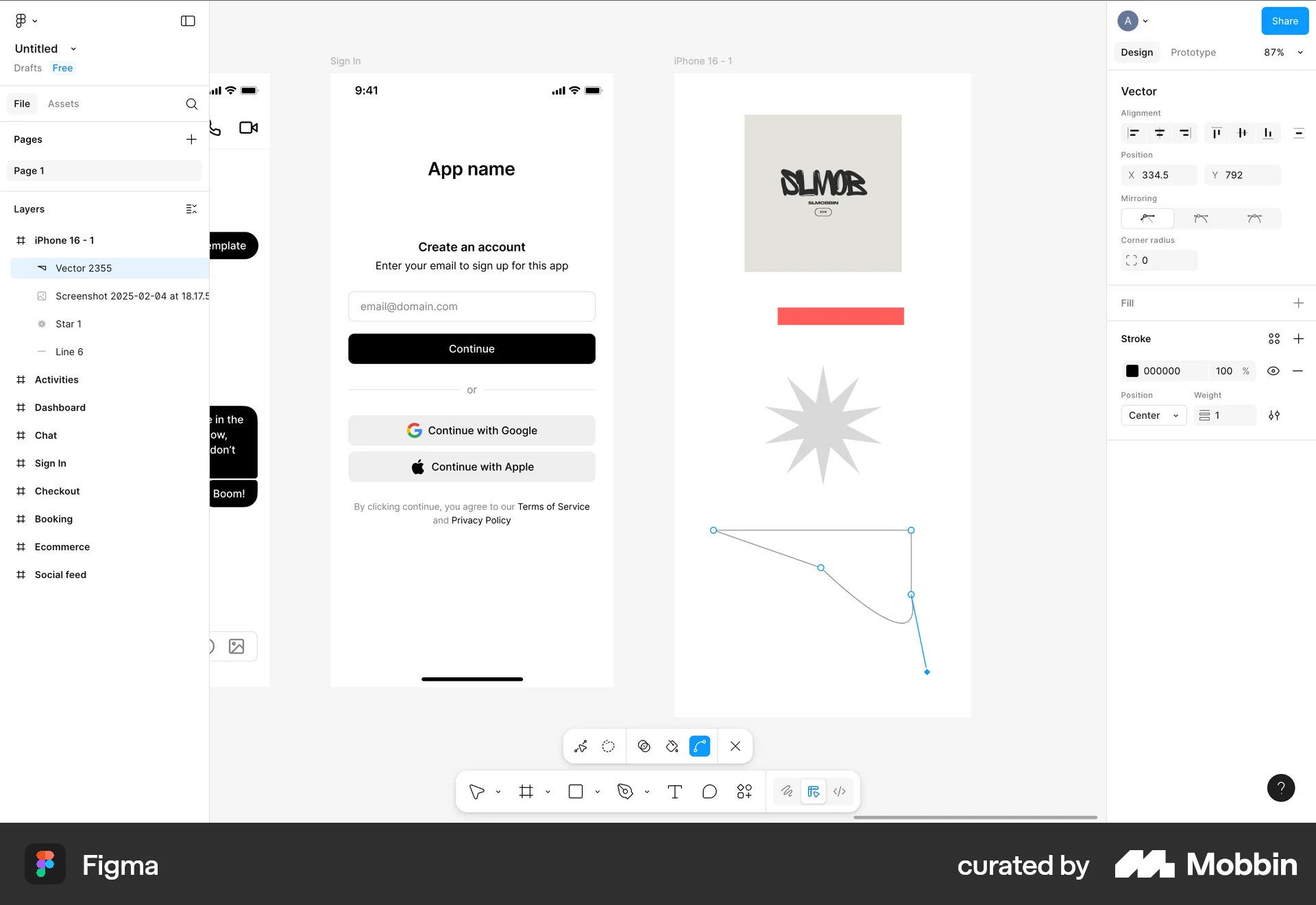 Figma Web Draw & Annotate screen