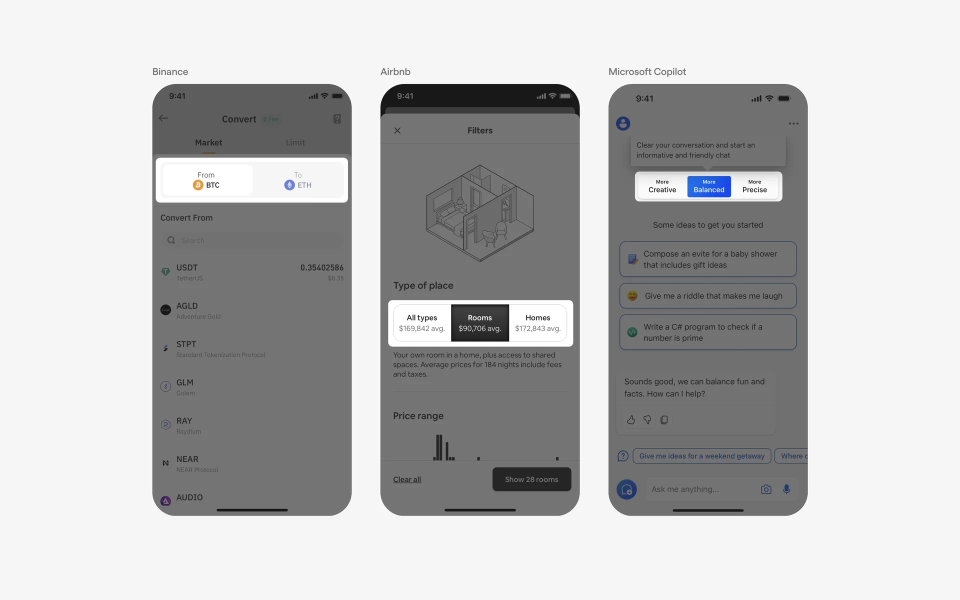 Segmented Control UI Design: Best practices, Design variants & Examples ...