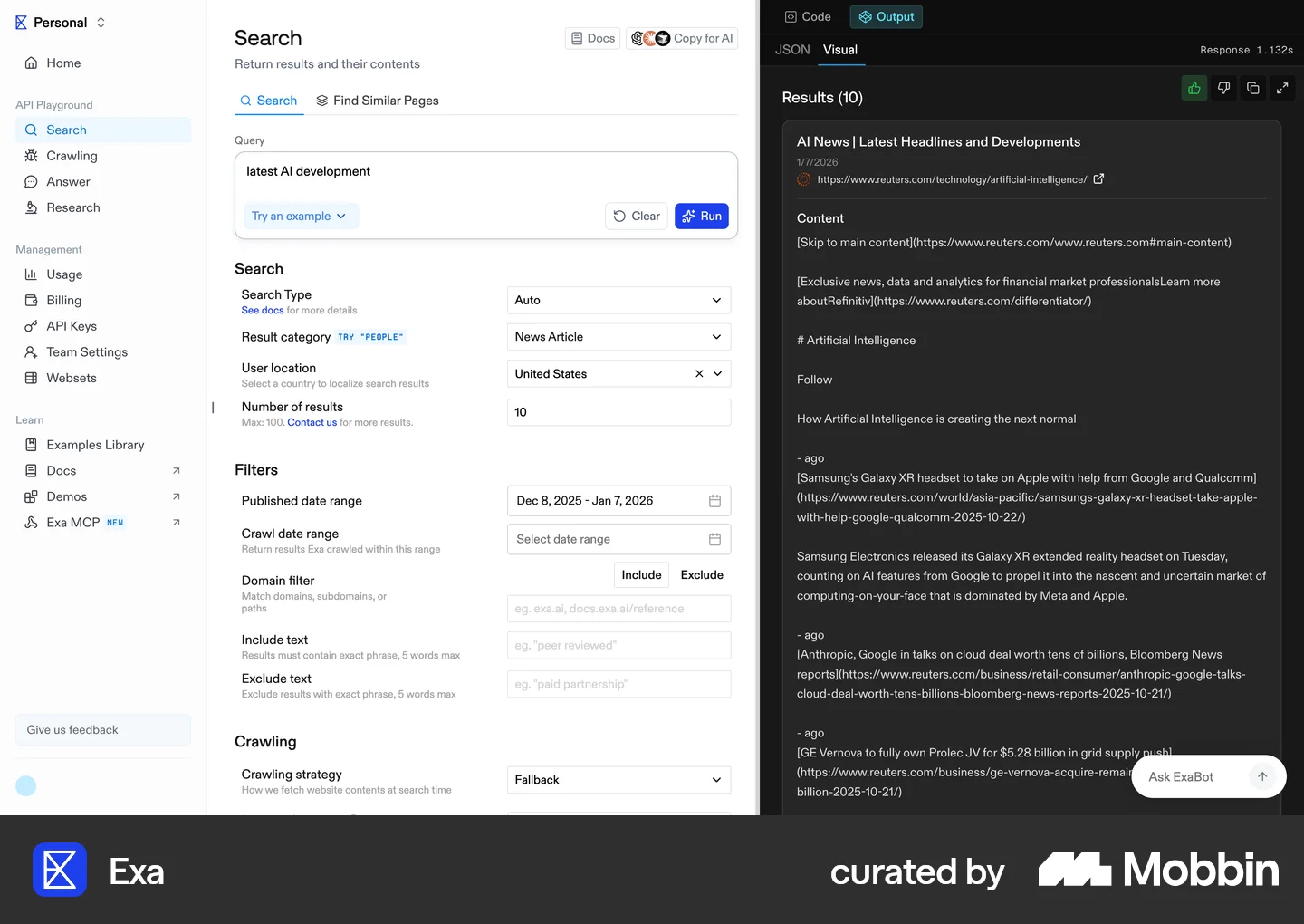 Web Design Exa Search Box Design for Web UI
