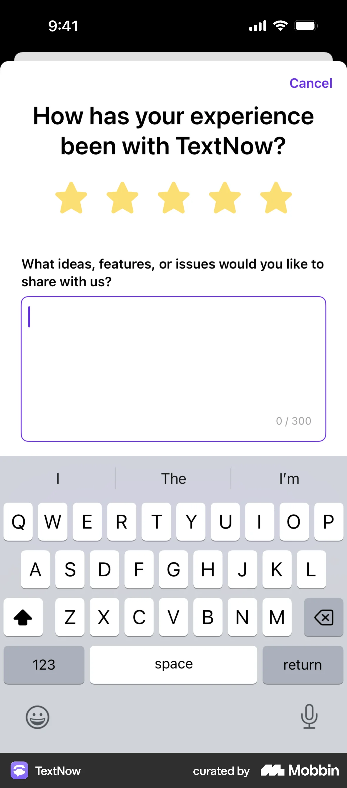 TextNow screen