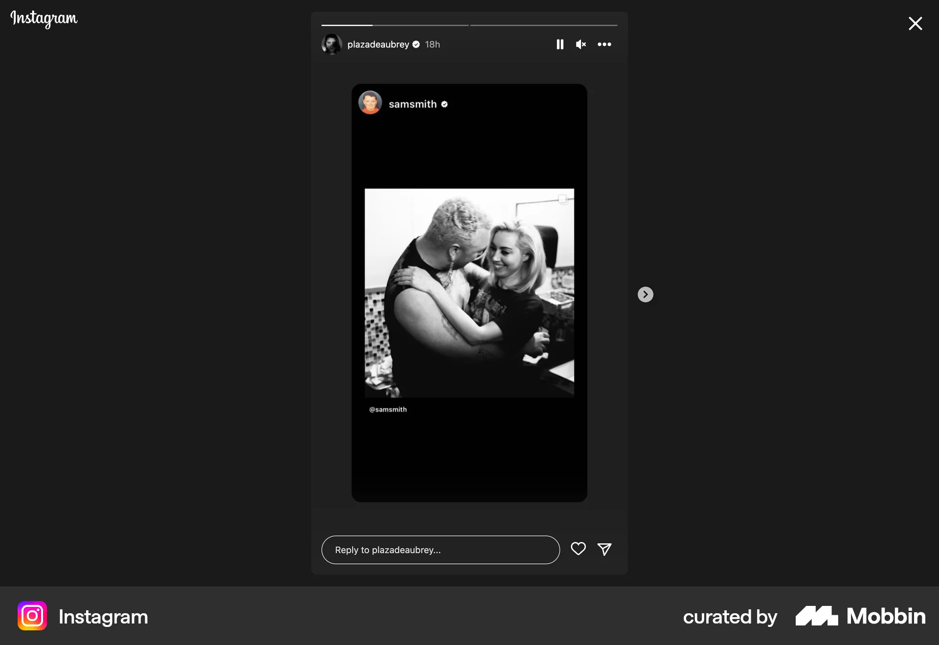 Instagram Web Stories screen