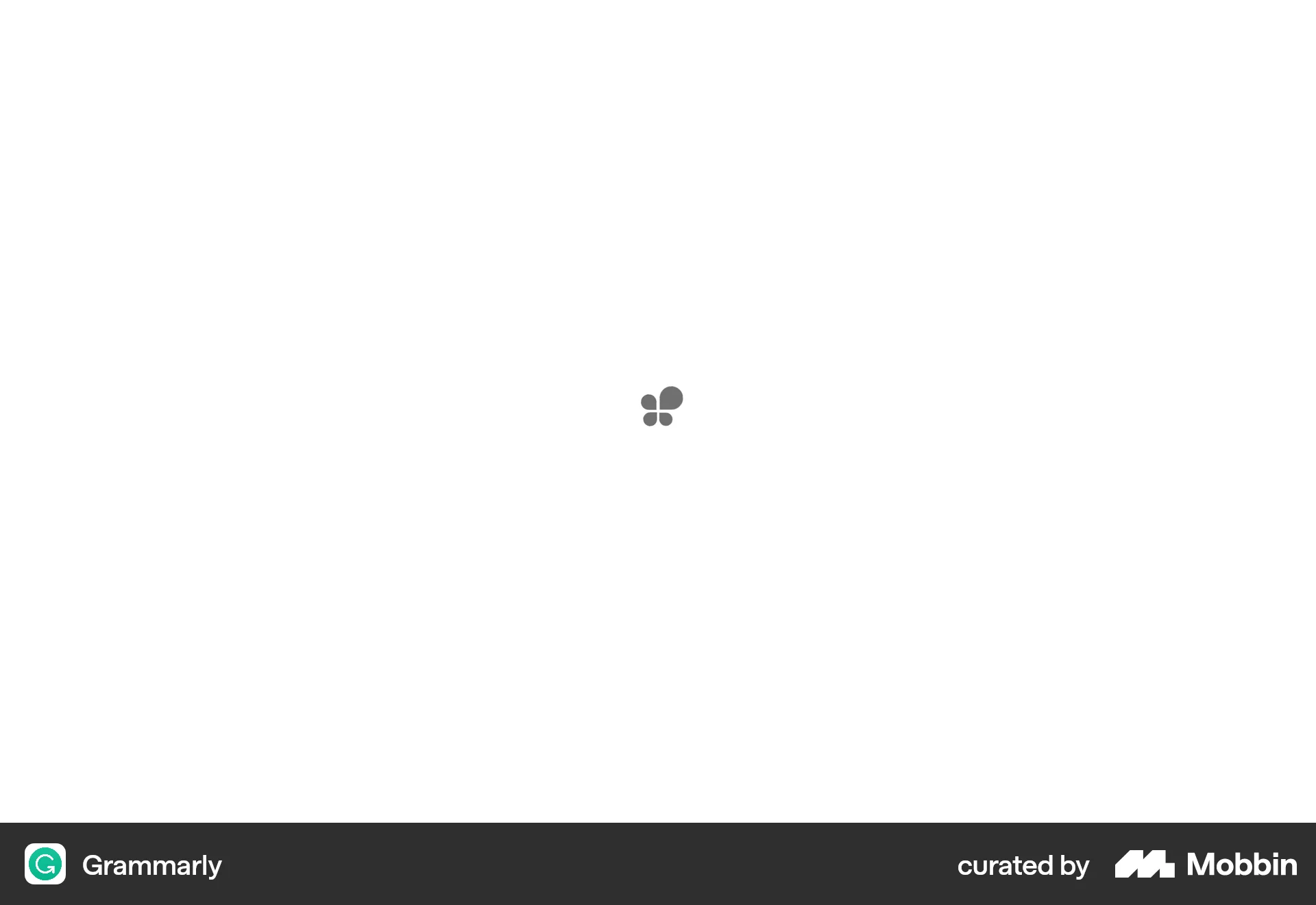 Grammarly Web Loading screen