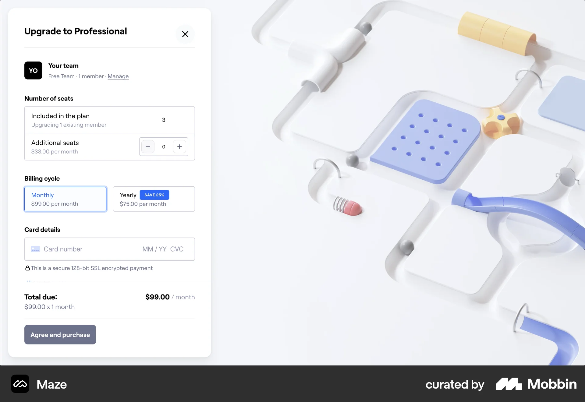 Maze Web CRM App screen