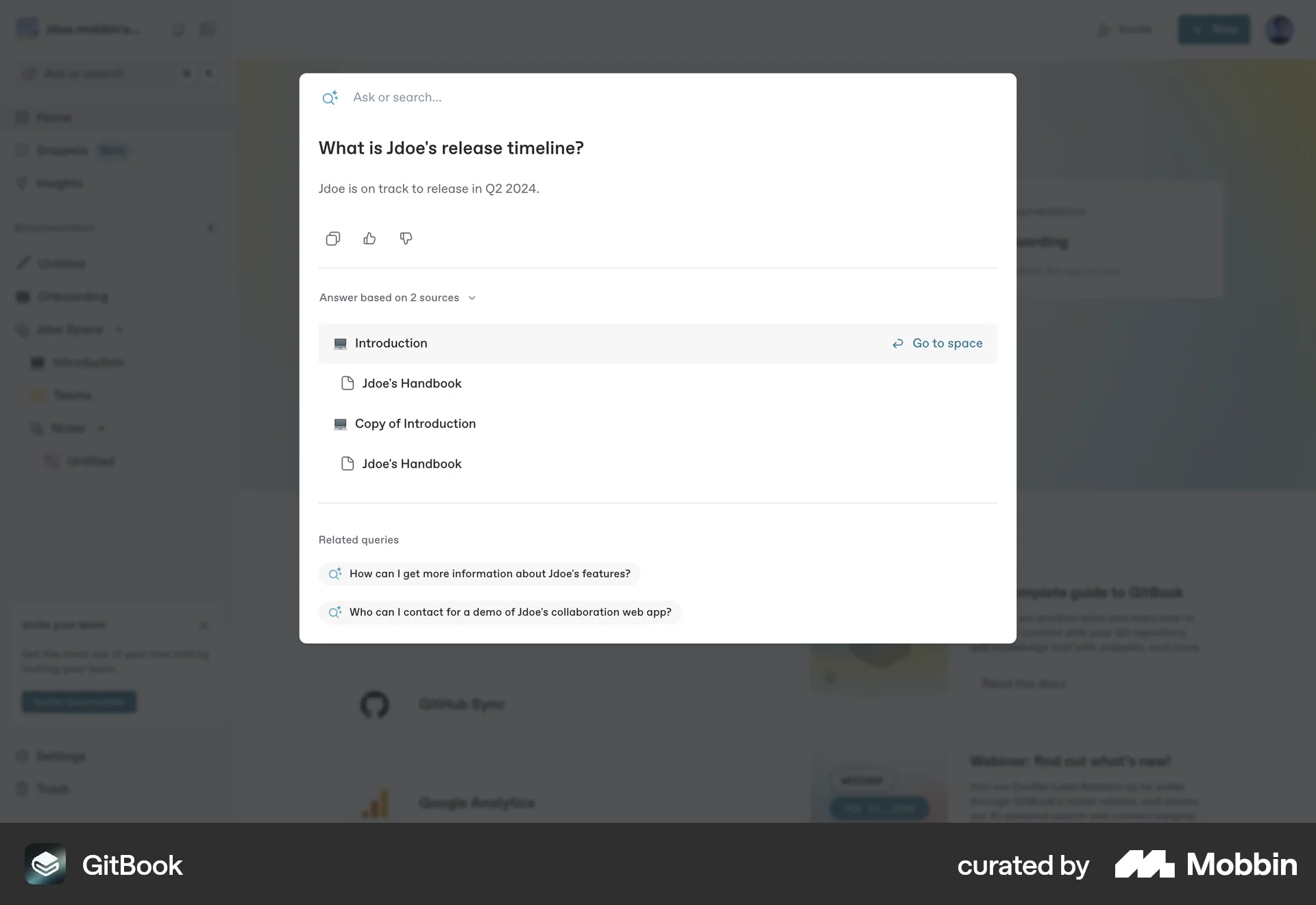 GitBook Web Reviews & Ratings screen