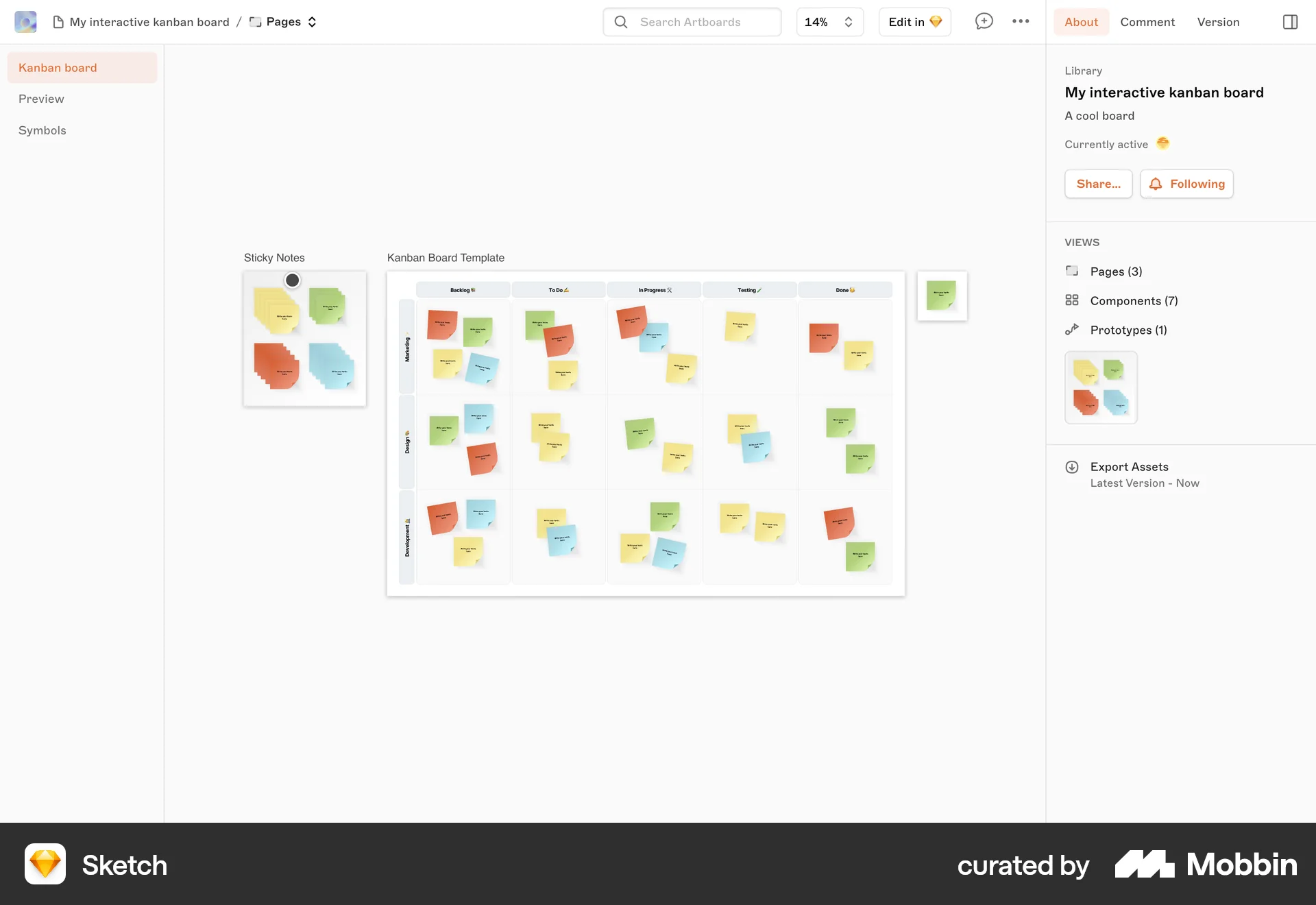 Sketch Web Canvas screen
