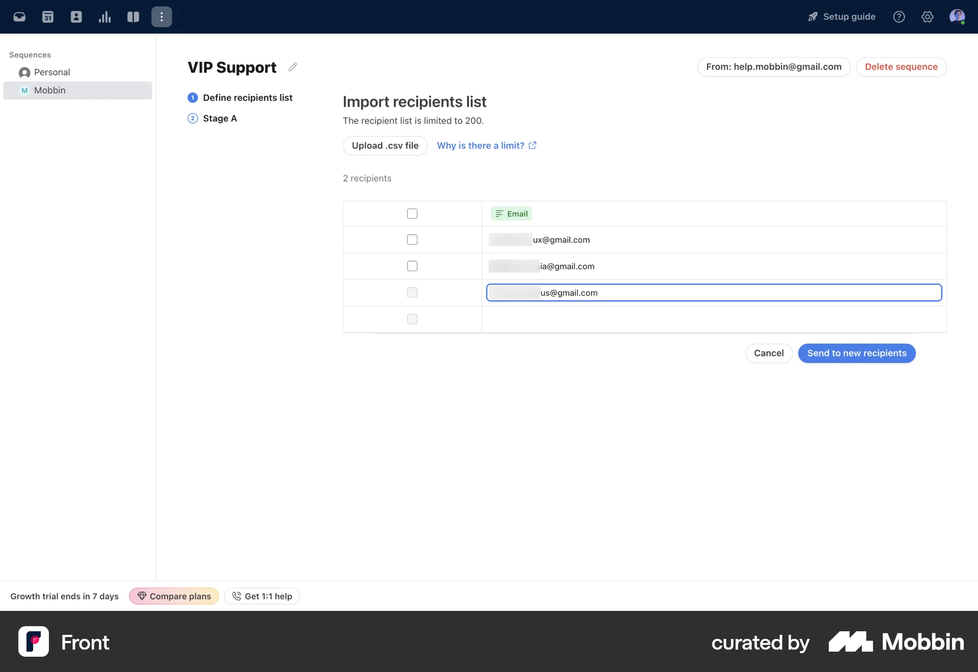 Front Web screen containing Editable Text UI element