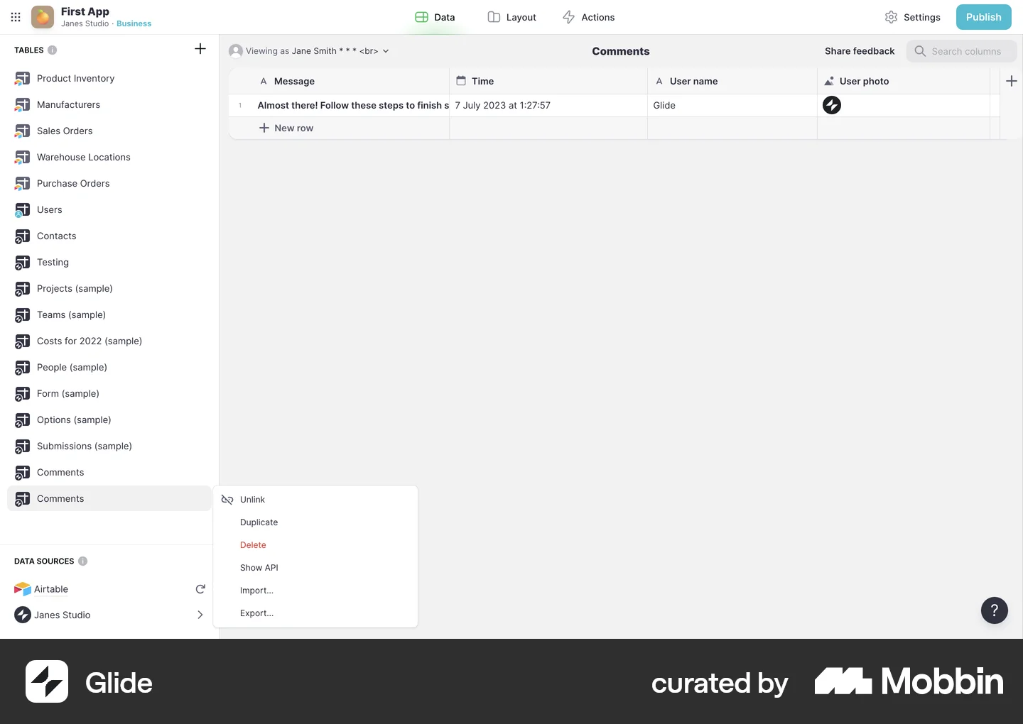 Context Menu UI Design Examples for Web