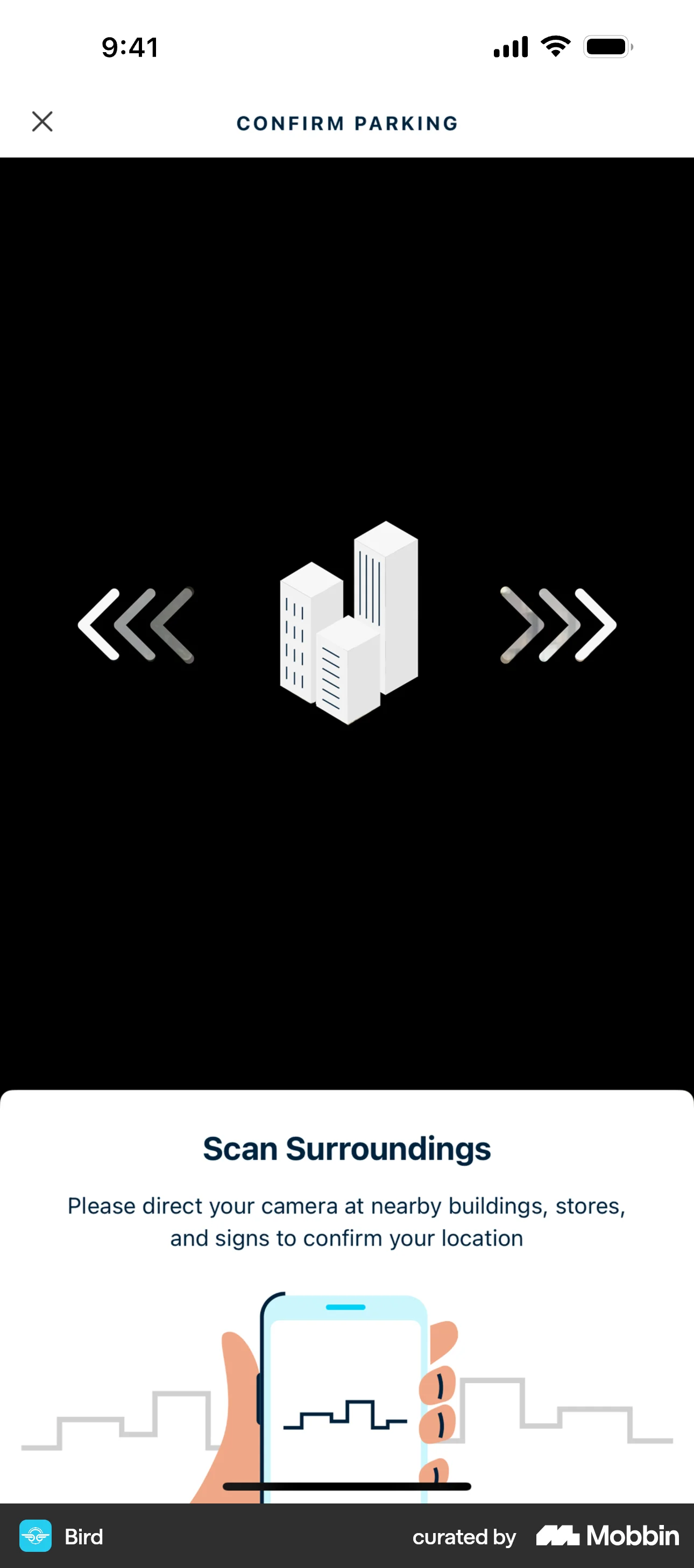 Bird iOS Camera & Scanner screen