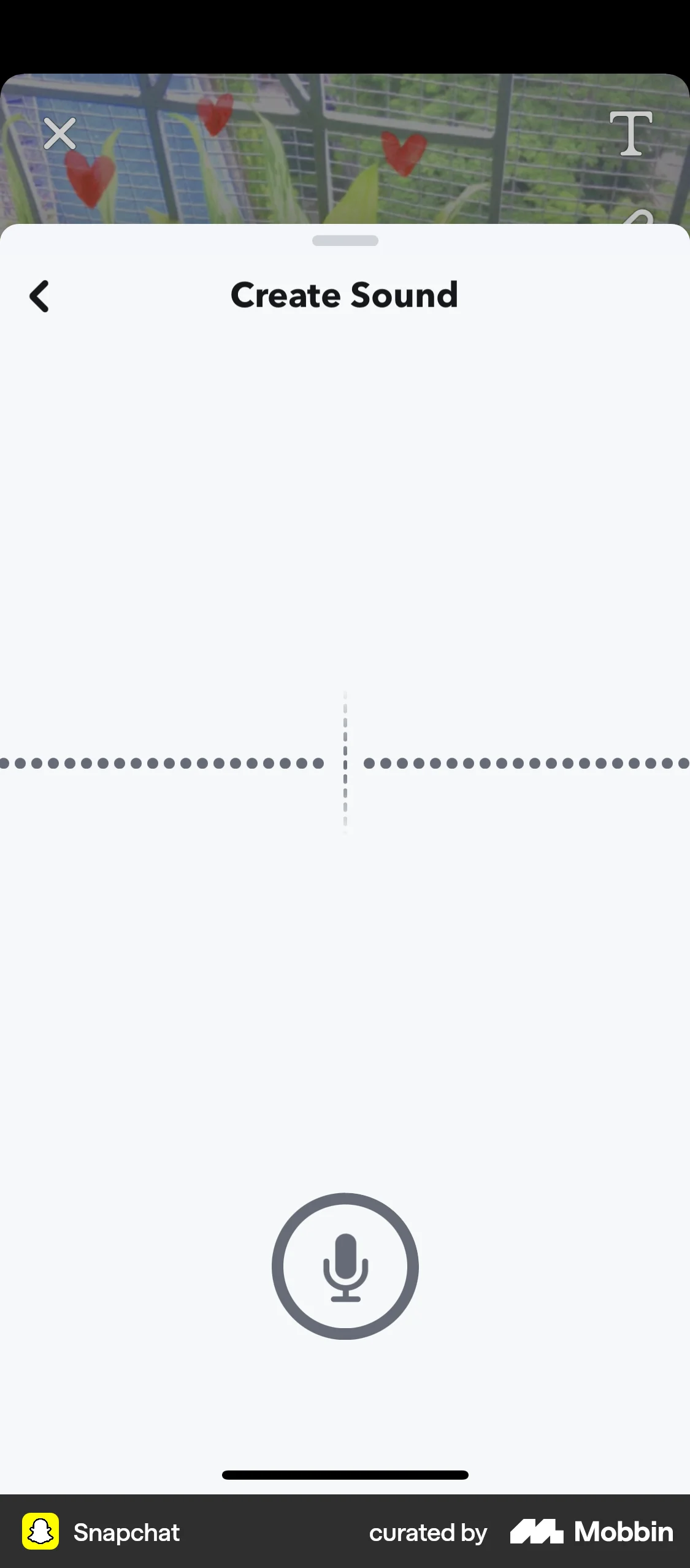 Snapchat iOS Audio & Video Recorder screen