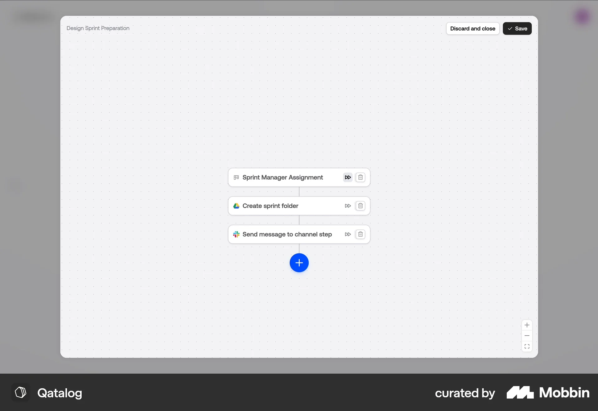 Qatalog Web Canvas screen