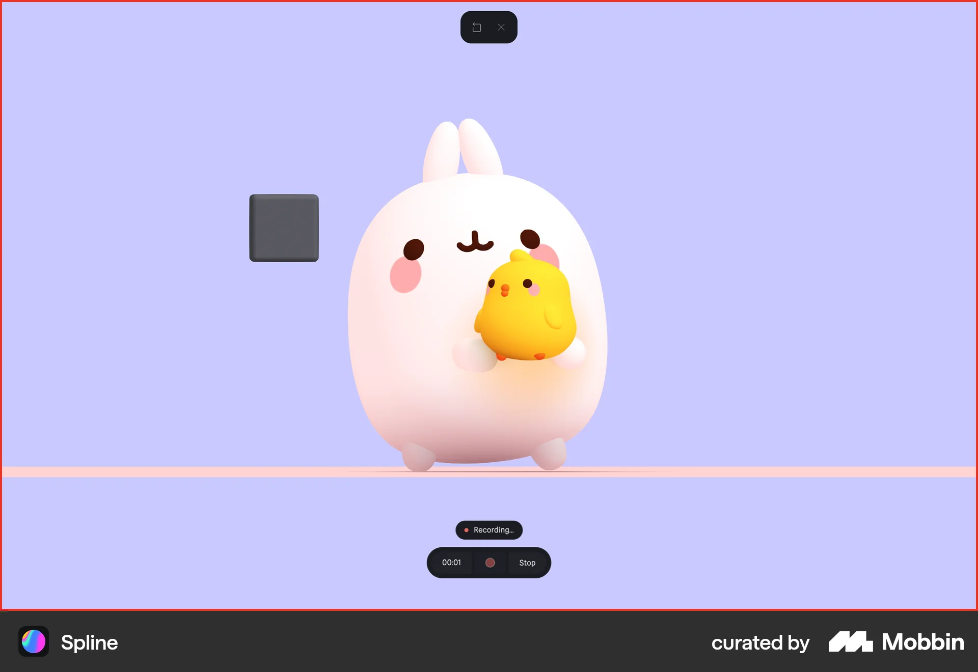 Spline Web Audio & Video Recorder screen