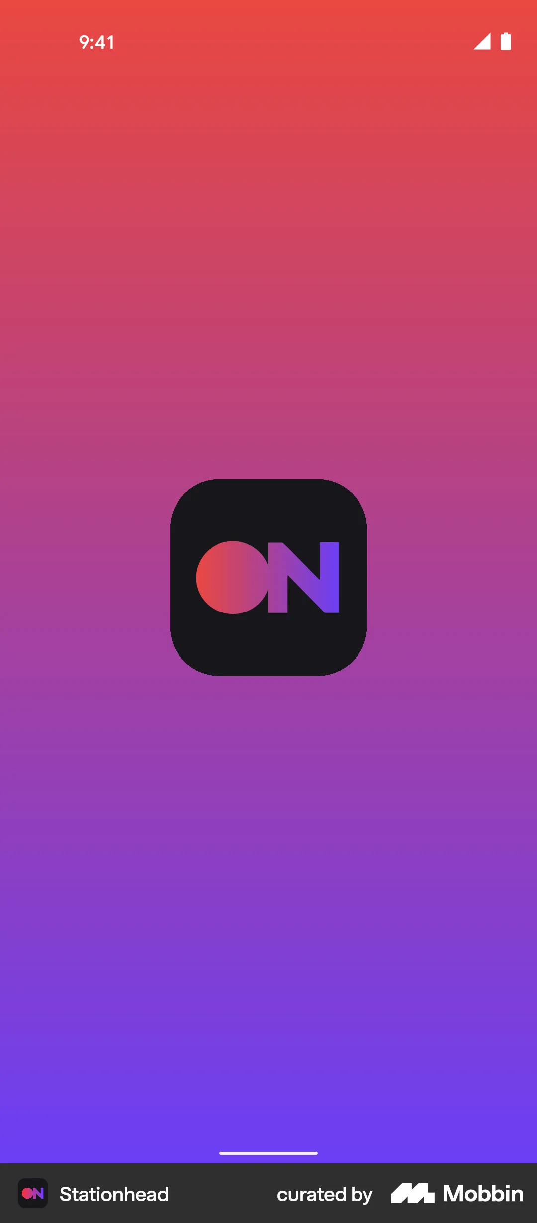 Stationhead Android Splash Screen screen