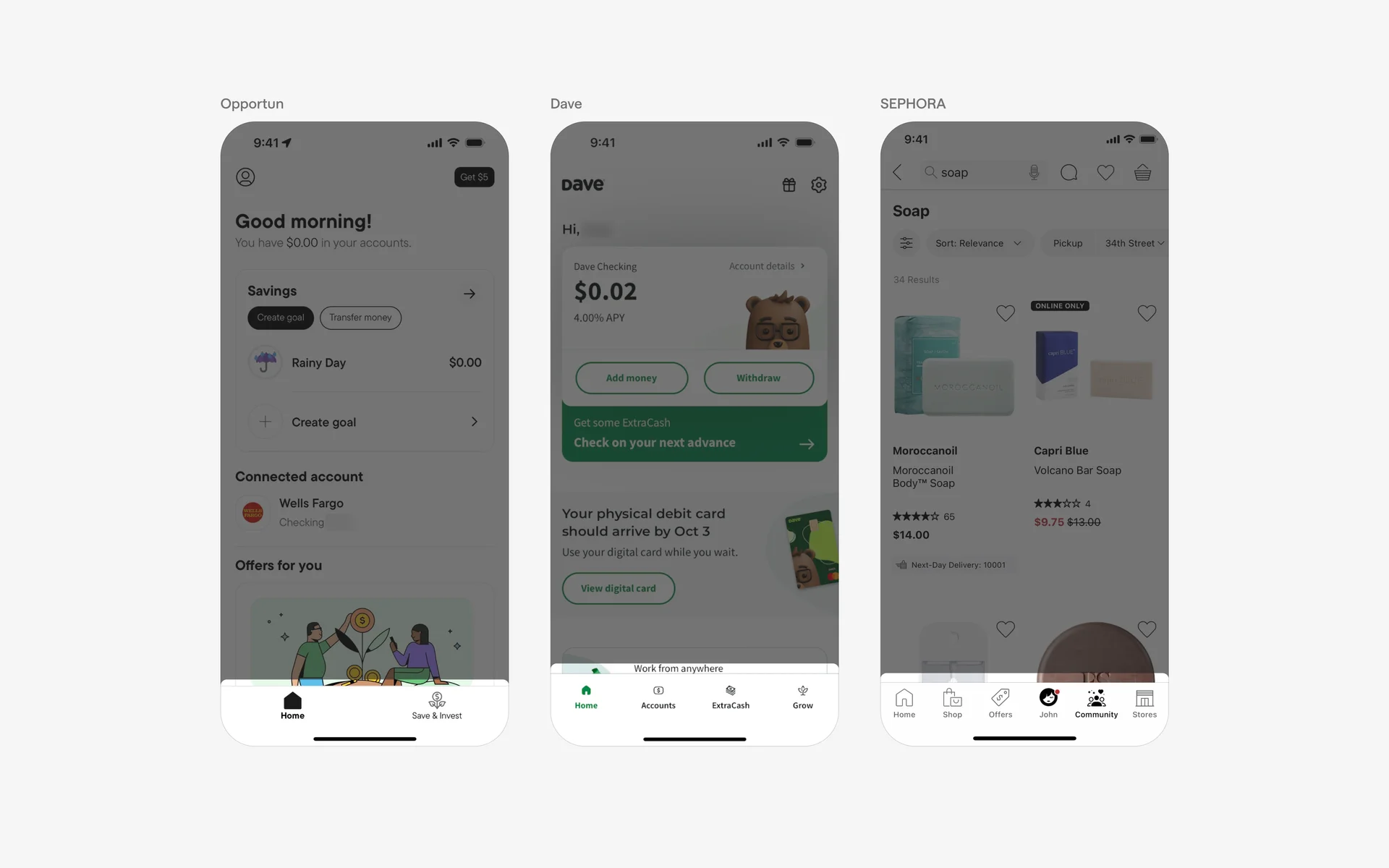 Tab Bar UI Design: Best practices, Design variants & Examples | Mobbin