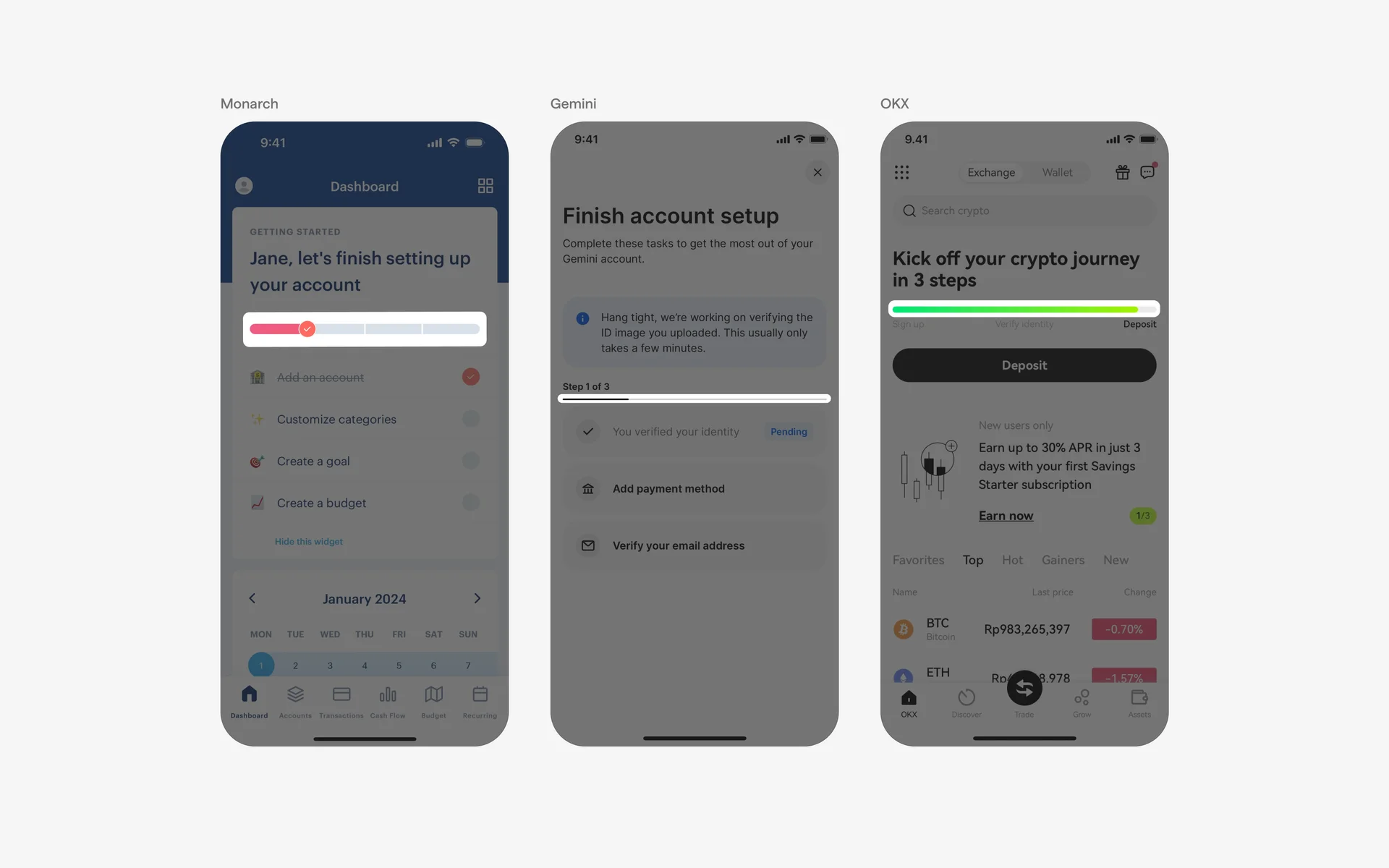 Progress Indicator UI Design: Best practices, Design variants ...