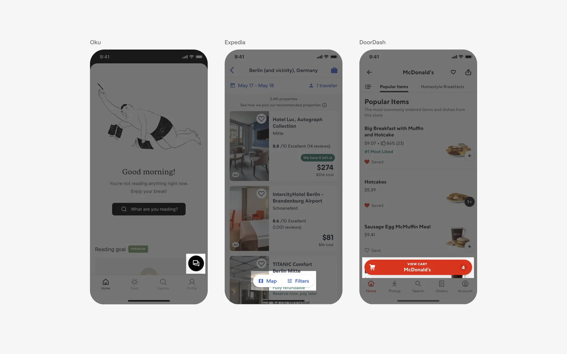 Floating Action Button UI Design: Best practices, Design variants ...