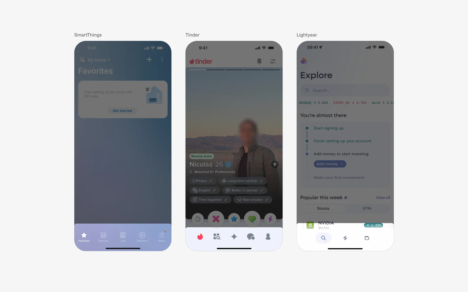 Tab Bar UI Design: Best practices, Design variants & Examples | Mobbin