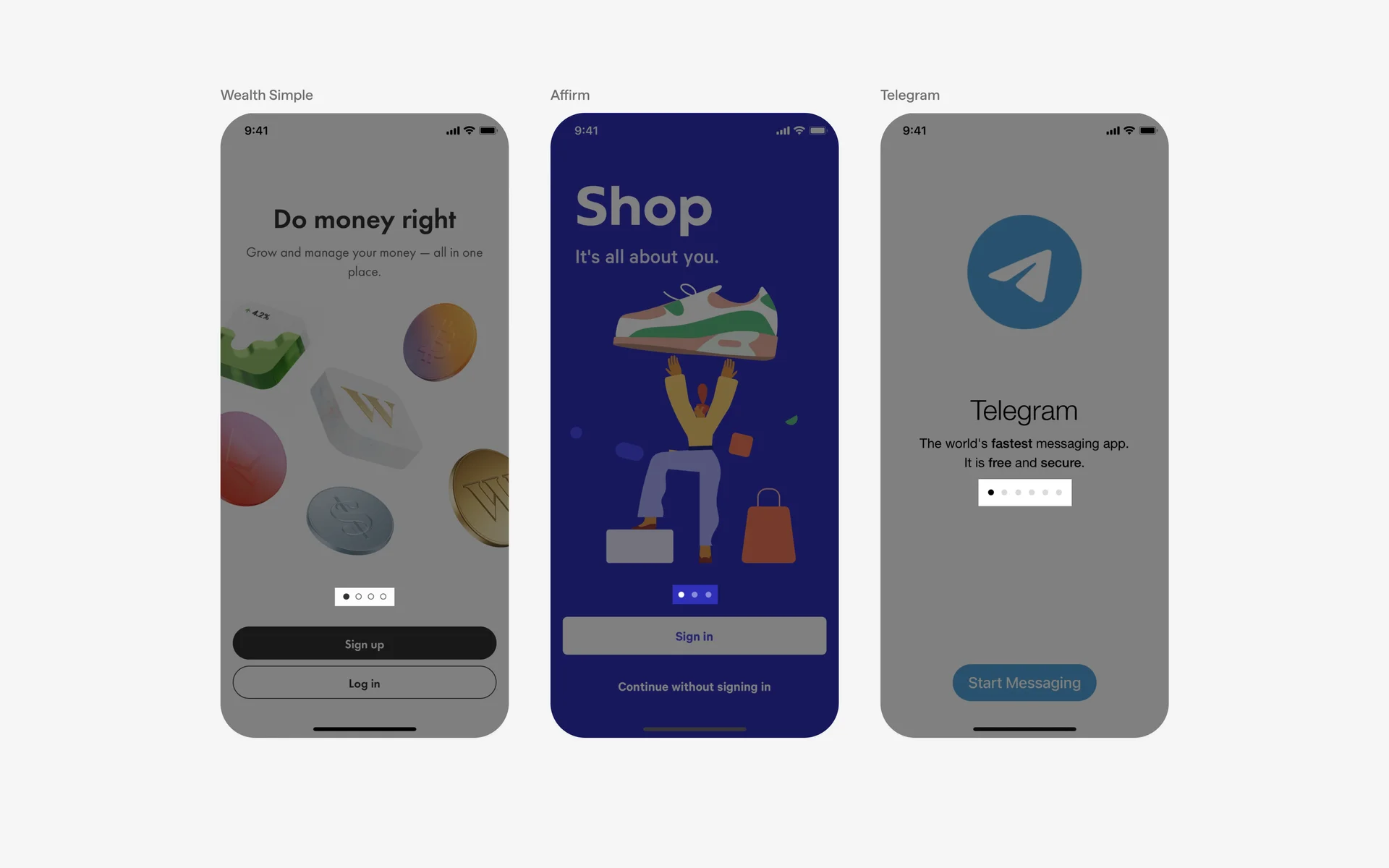 Page Control UI Design: Best practices, Design variants & Examples | Mobbin