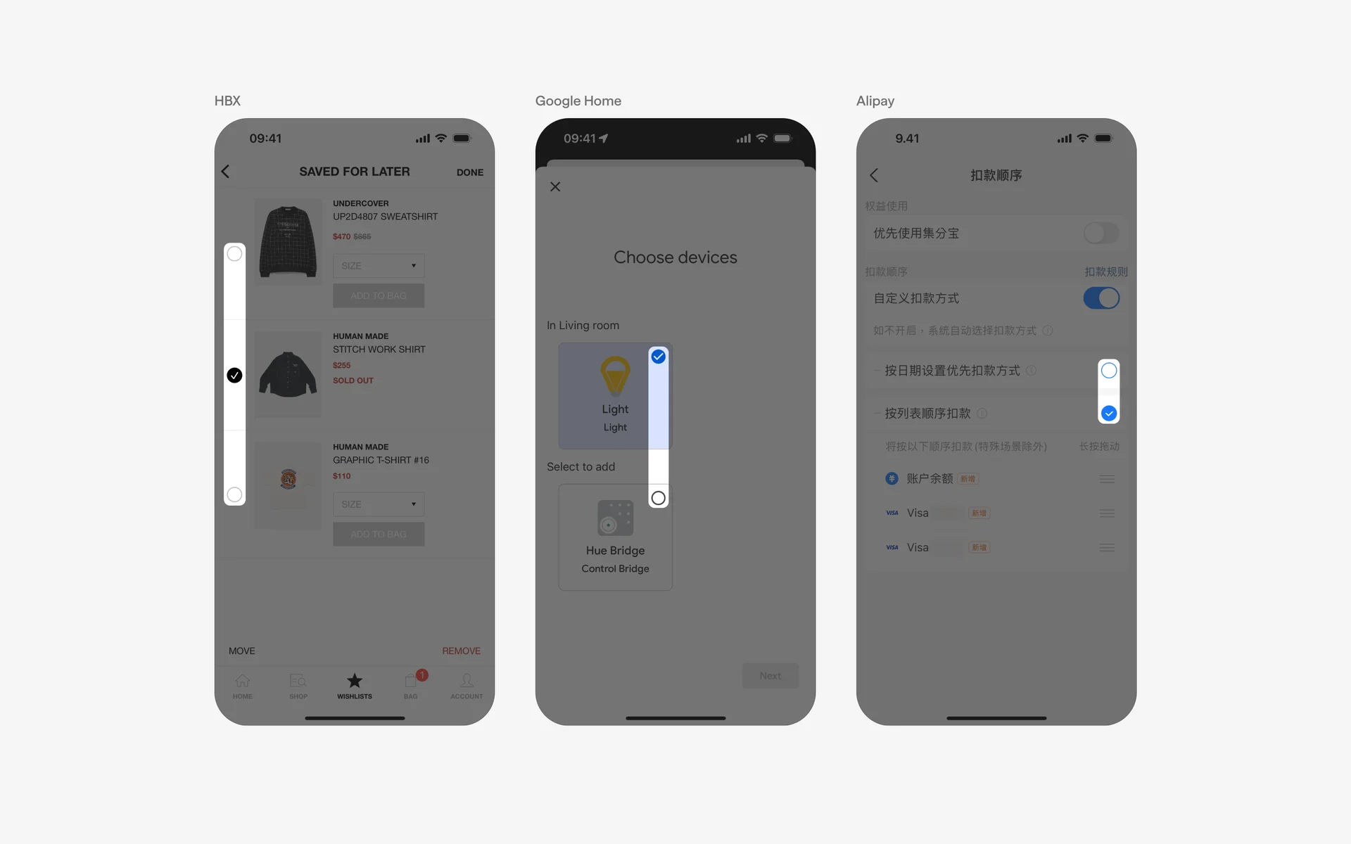 Checkbox UI Design: Best practices, Design variants & Examples | Mobbin