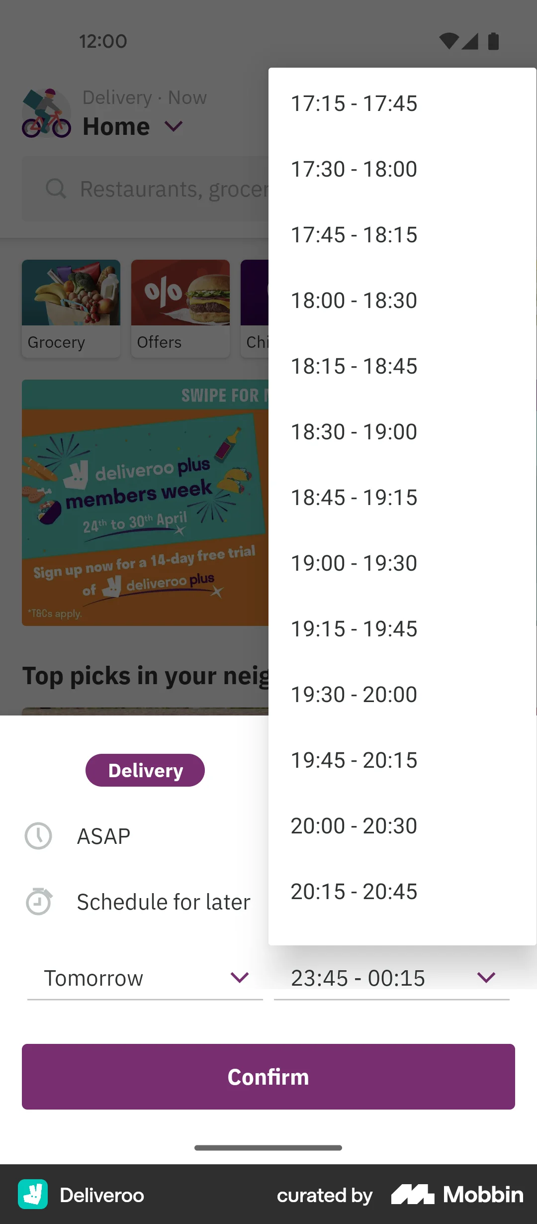 Mobile Dropdown Design