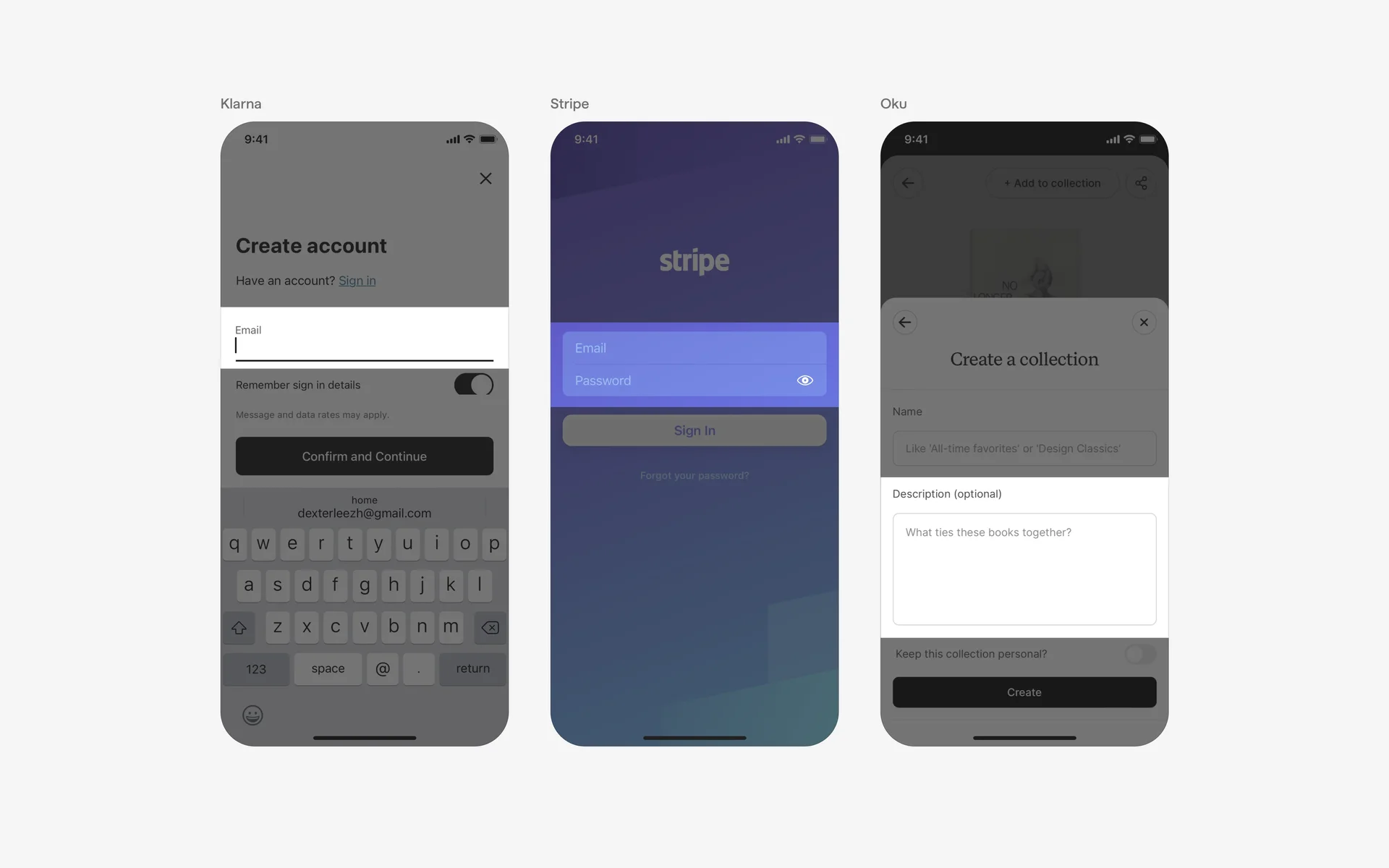 Text Field UI Design: Best practices, Design variants & Examples | Mobbin