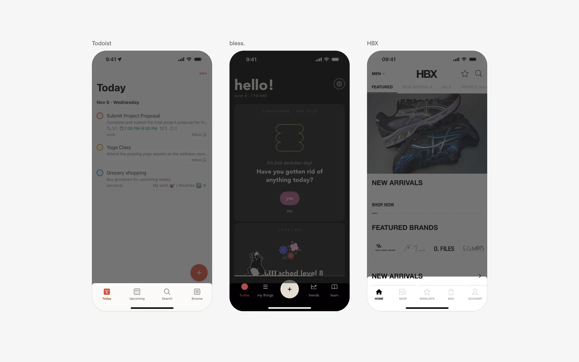 Tab Bar UI Design: Best practices, Design variants & Examples | Mobbin